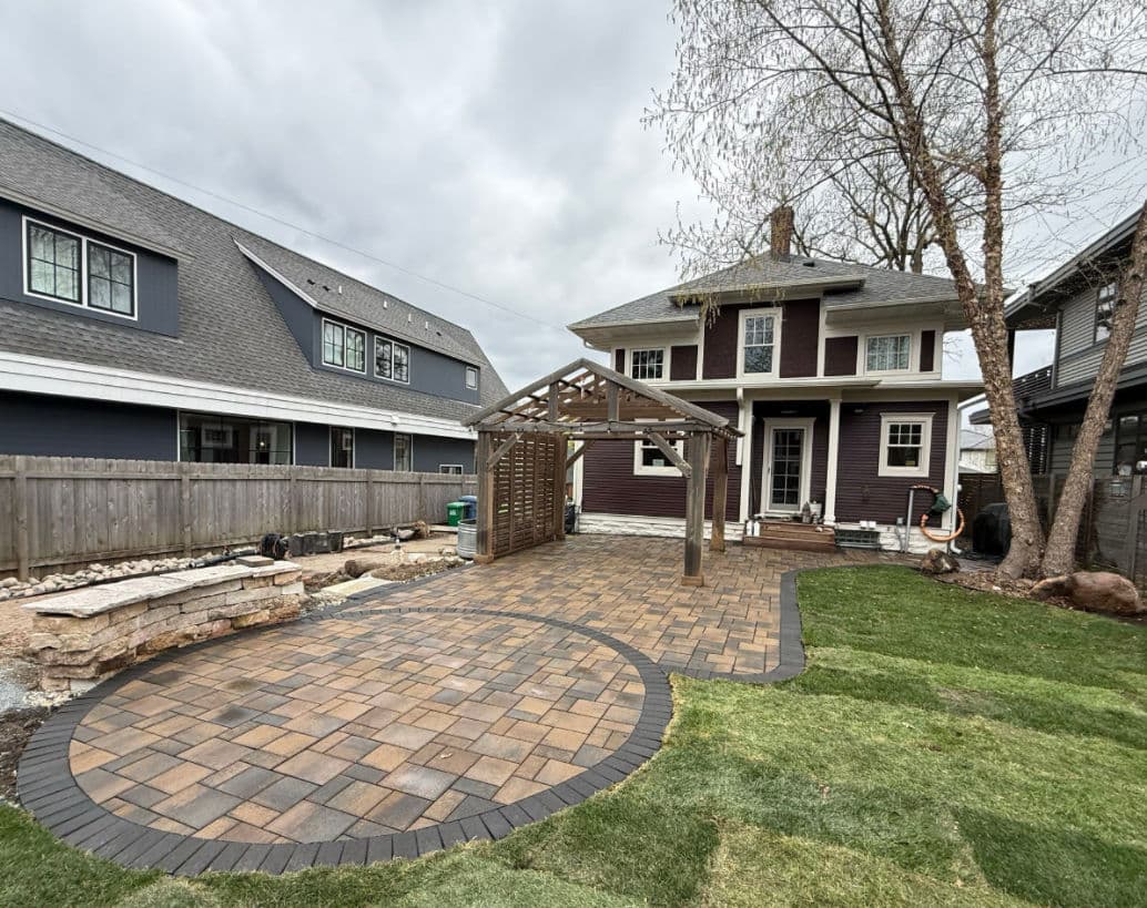Paver Patio and Sod Install Built in a Single Week image